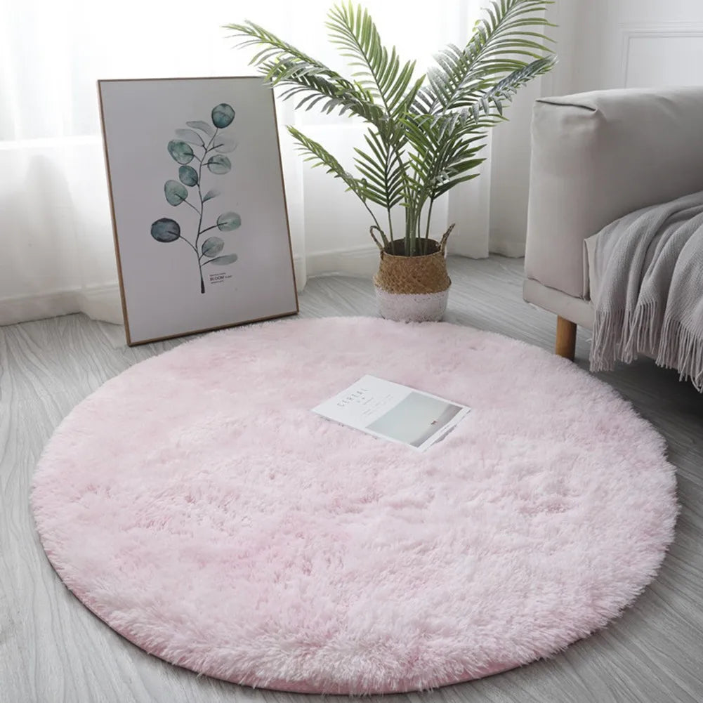 🧸 Alfombra Redonda de Felpa: ¡Comodidad y Estilo para Tu Hogar! 🧸