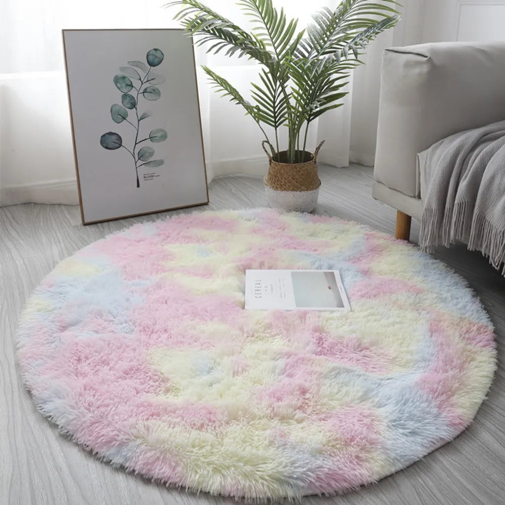 🧸 Alfombra Redonda de Felpa: ¡Comodidad y Estilo para Tu Hogar! 🧸