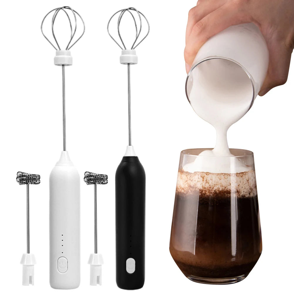 ☕ Batidor de Leche Eléctrico USB: ¡Crea Espuma Perfecta en Casa! 🥄