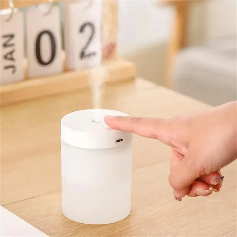 🌿 Humidificador Mini 200ML USB Ultrasónico: Difusor de Aceites Esenciales y Purificador de Aire Portátil 🌸