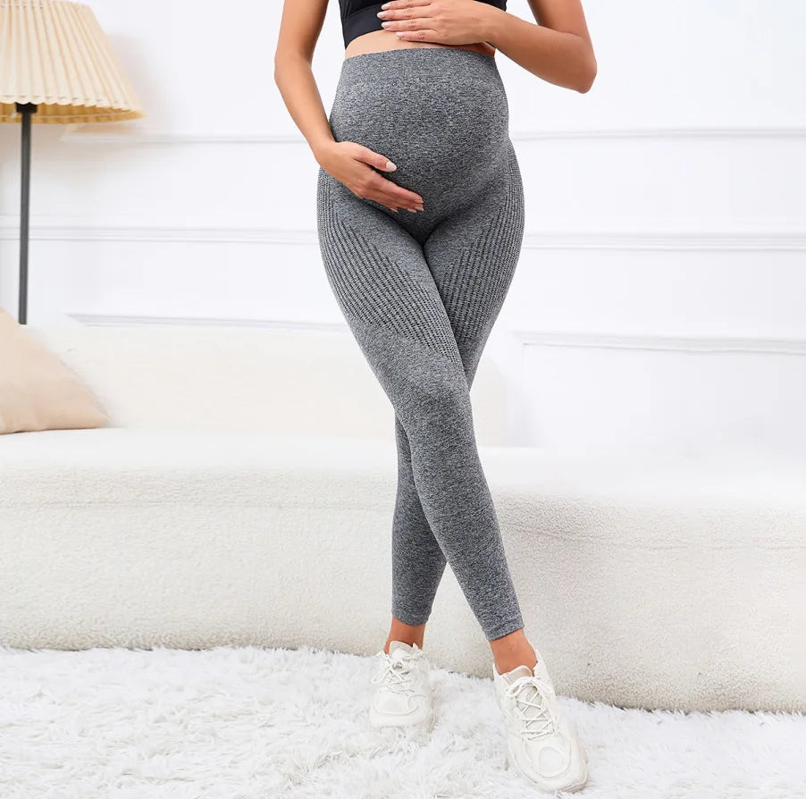 ✨ Leggings Maternales de Cintura Alta – Comodidad y Soporte para Tu Barriguita 🤰💖