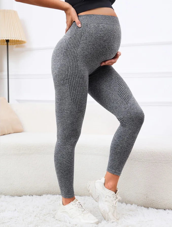 ✨ Leggings Maternales de Cintura Alta – Comodidad y Soporte para Tu Barriguita 🤰💖