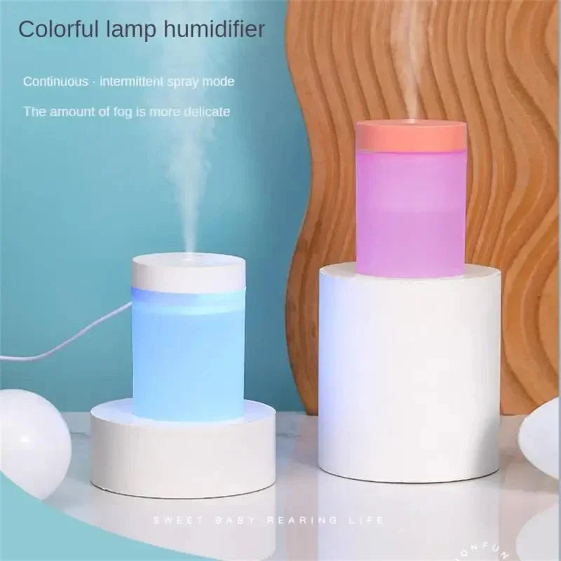 🌿 Humidificador Mini 200ML USB Ultrasónico: Difusor de Aceites Esenciales y Purificador de Aire Portátil 🌸