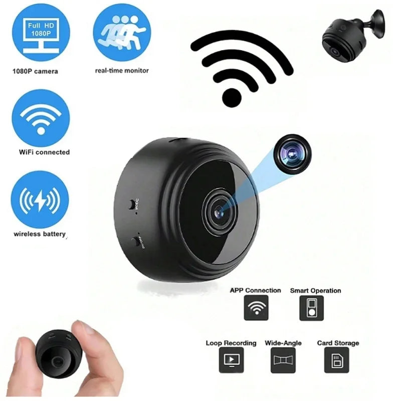 🎥 A9 Mini Cámara de Seguridad 1080P HD: ¡Seguridad Inteligente para tu Hogar! 🏠✨