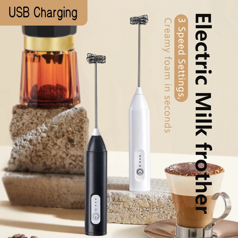 🥛 Batidor de Leche Eléctrico Inalámbrico USB: ¡Tu Mejor Aliado para una Espuma Perfecta! ☕