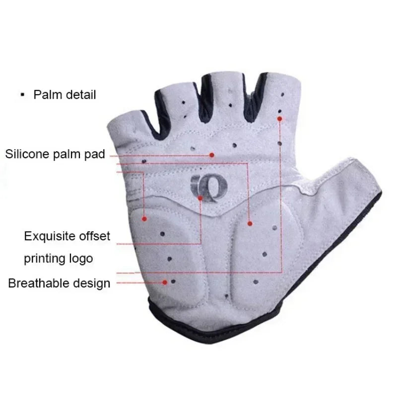 🚴‍♂️ Guantes de Ciclismo de Gel de Dedos Cortos: ¡Comodidad y Protección en Cada Ruta!