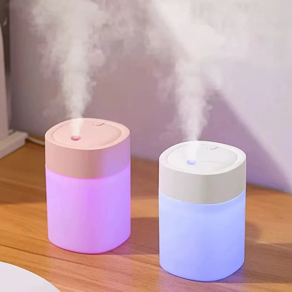 🌿 Humidificador Mini 200ML USB Ultrasónico: Difusor de Aceites Esenciales y Purificador de Aire Portátil 🌸