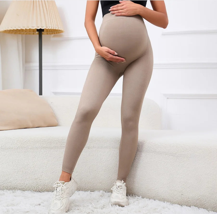 ✨ Leggings Maternales de Cintura Alta – Comodidad y Soporte para Tu Barriguita 🤰💖