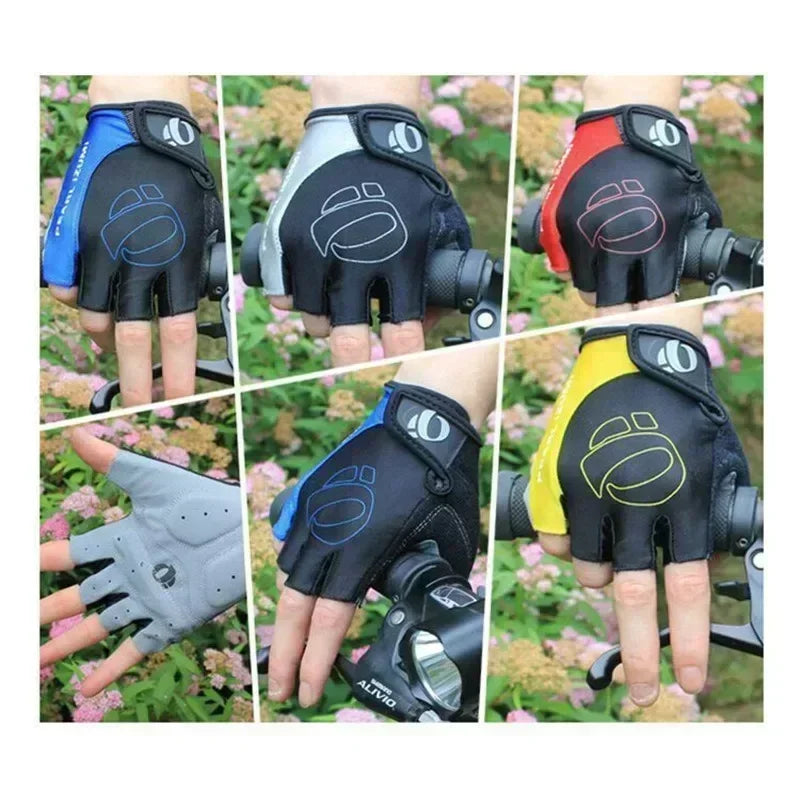 🚴‍♂️ Guantes de Ciclismo de Gel de Dedos Cortos: ¡Comodidad y Protección en Cada Ruta!