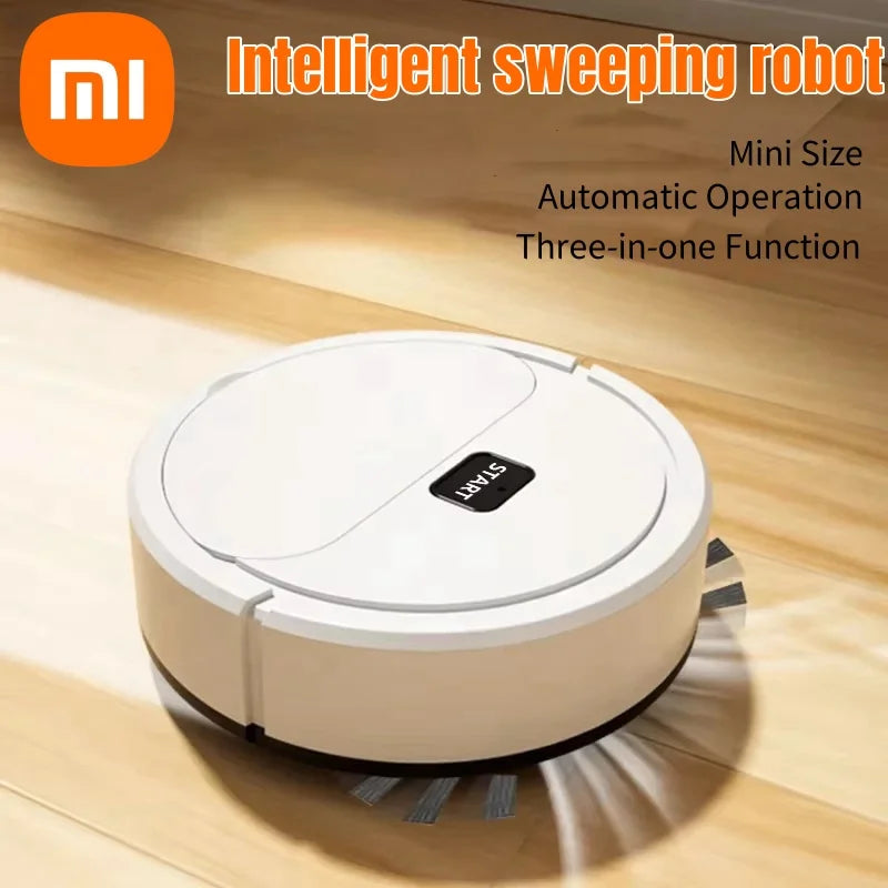 🤖 Aspiradora Robótica Xiaomi Mini Automática Portátil para Hogar - Recargable por USB, Seco y Húmedo, 3 en 1 🏠