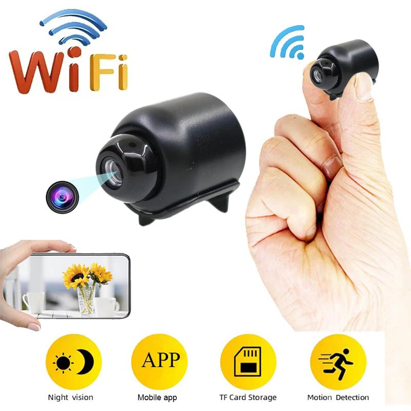 📹 X5 Mini Cámara de Seguridad 720P WiFi: ¡Protege lo que más importa desde tu hogar! 🏠✨