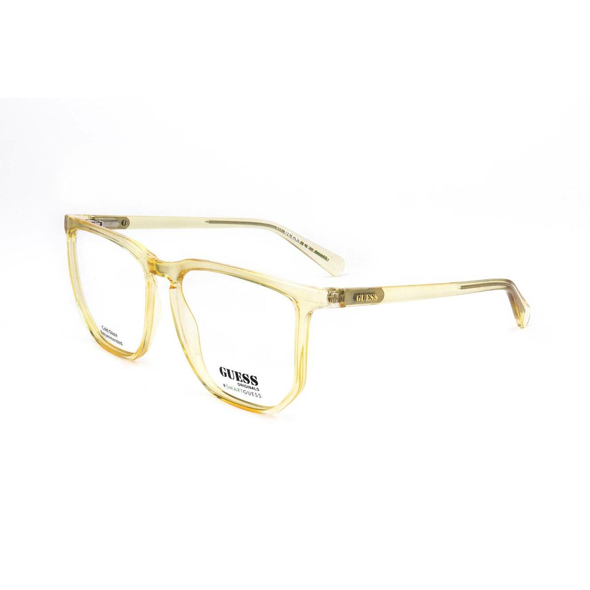 Unisex' Spectacle frame Guess GU8237-58041 Yellow