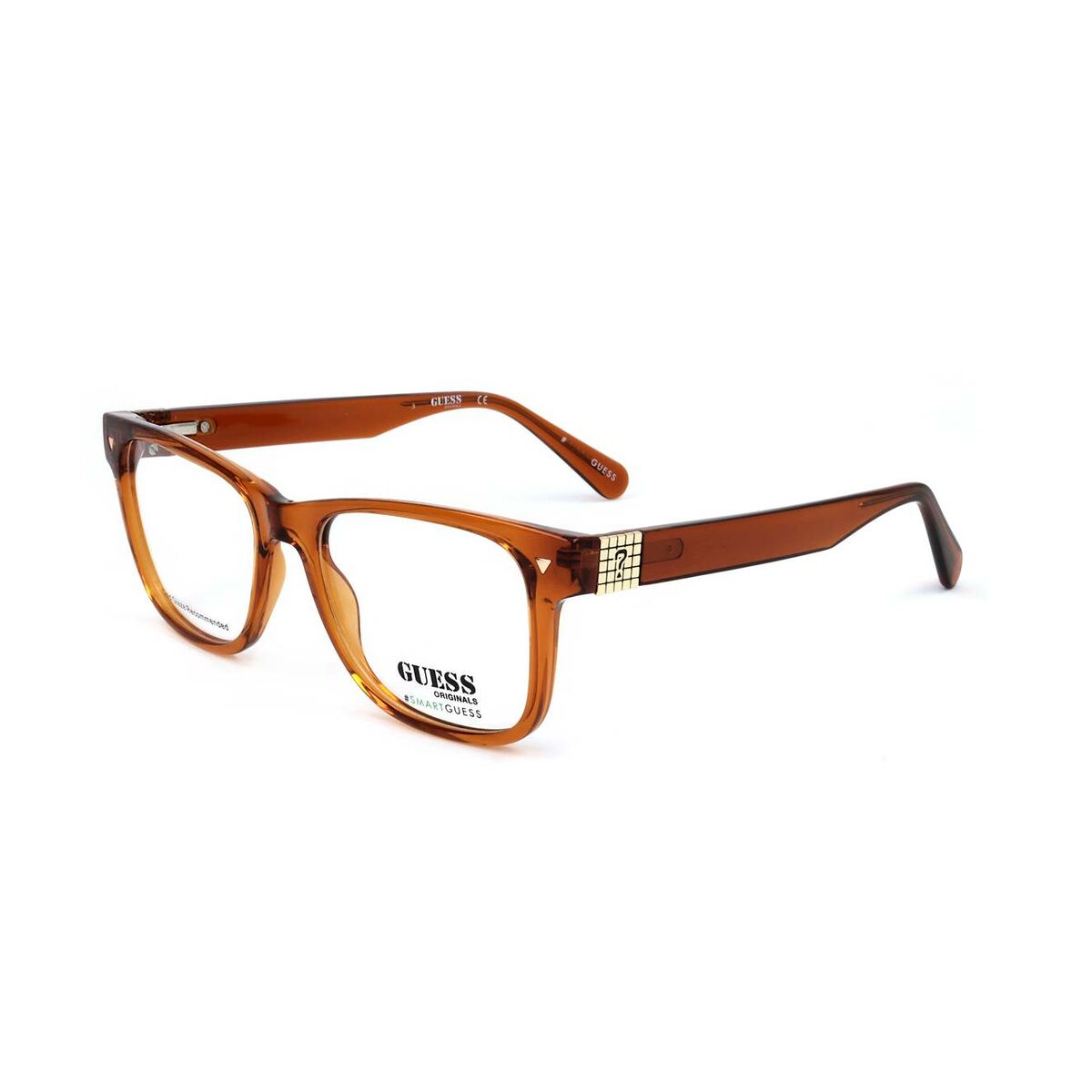 Unisex' Spectacle frame Guess  GU8248-51045 Brown