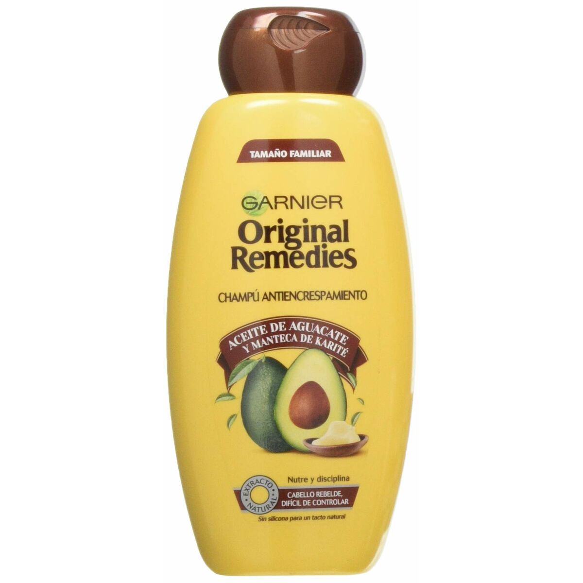 Anti-Frizz Shampoo Garnier Original Remedies Shea Avocado 600 ml