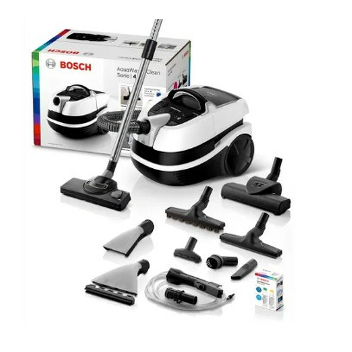 Bagless Vacuum Cleaner BOSCH BWD421PRO White Black Black/White 2100 W