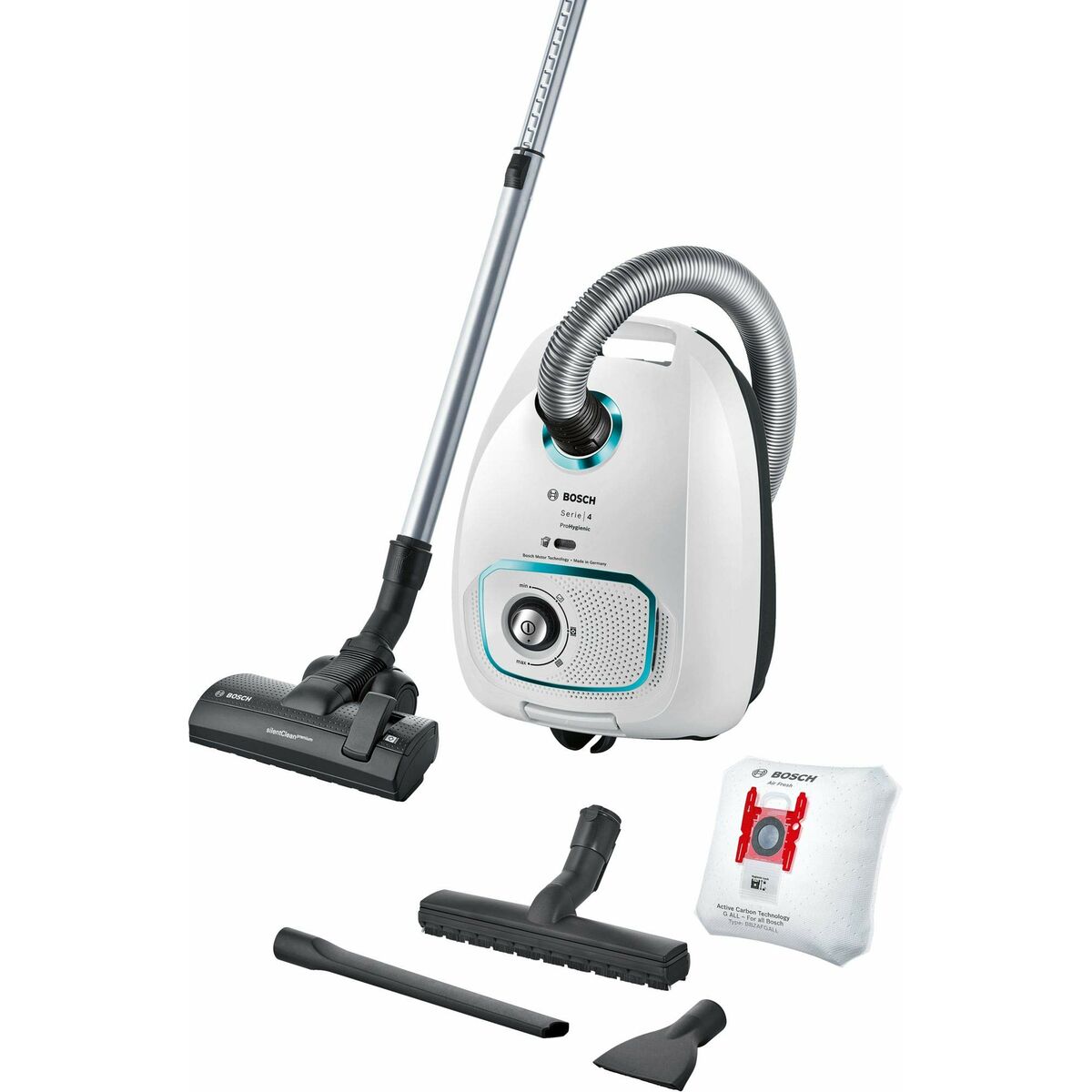 Bagged Vacuum Cleaner BOSCH BGLS4HYG2 700 W 4 L Black/White