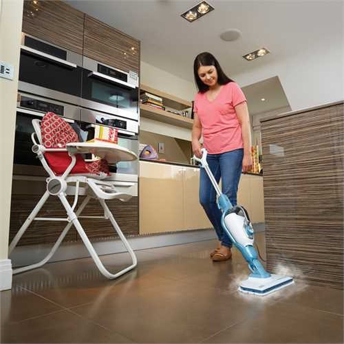 Vaporeta Steam Cleaner Black & Decker 9IN1 Steam-mop 1300 W