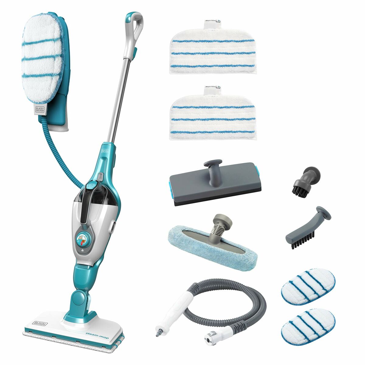 Vaporeta Steam Cleaner Black & Decker 9IN1 Steam-mop 1300 W