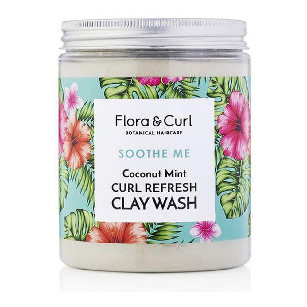 Anti-hairloss Cream Flora & Curl Soothe Me Mint Coconut Clay Refreshing 260 g