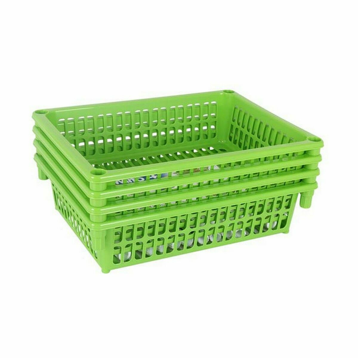 Vegetable trolley Tontarelli Mito 4 Green 40 x 29 x 62 cm