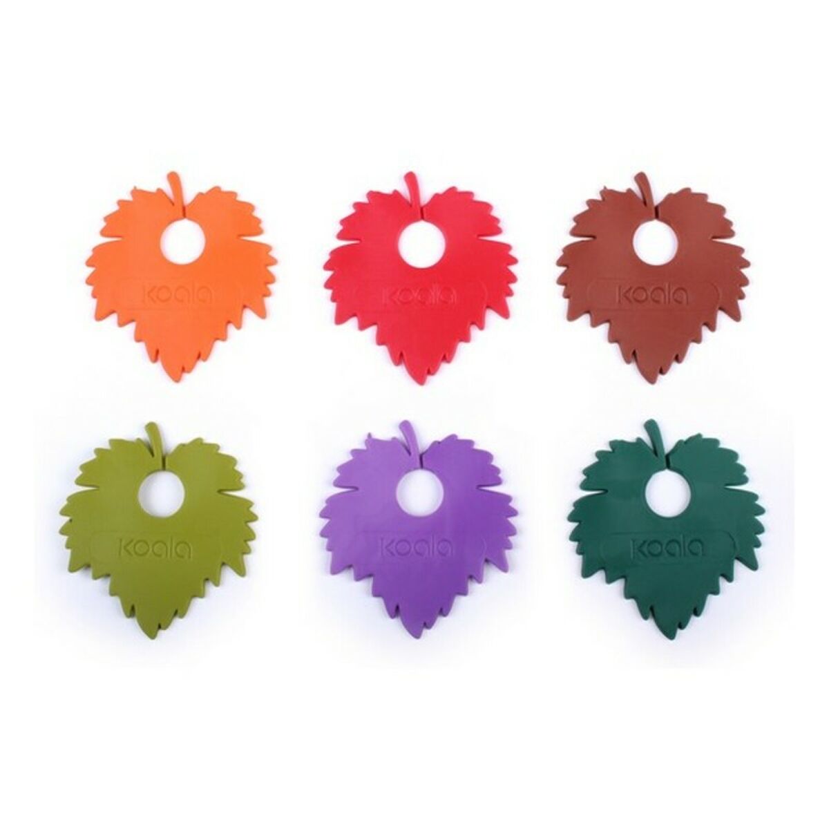 Wineglass Identifier Koala Bodega (6 pcs) 5,5 cm Plastic (6 Pieces)