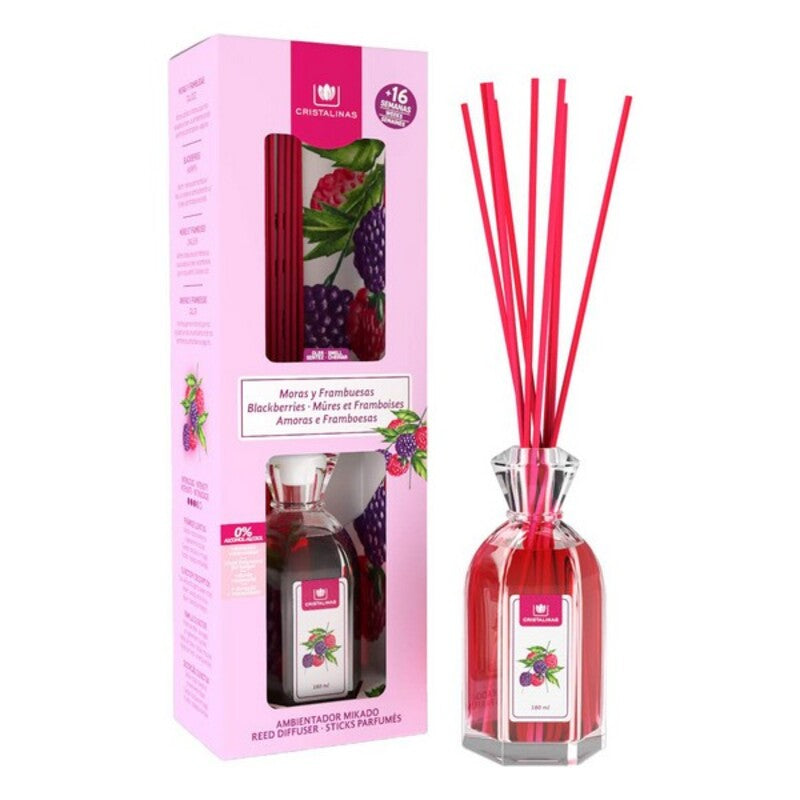 Air Freshener Mikado Cristalinas Mikado Blackberry Raspberry 180 ml