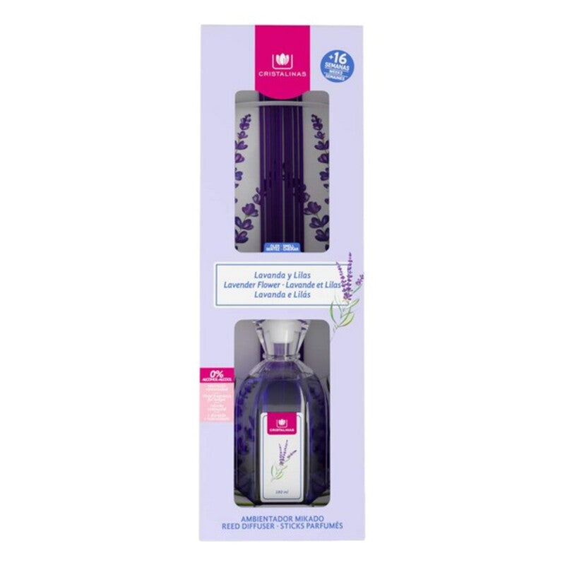 Air Freshener Mikado Cristalinas Mikado Lavendar Lilac 180 ml