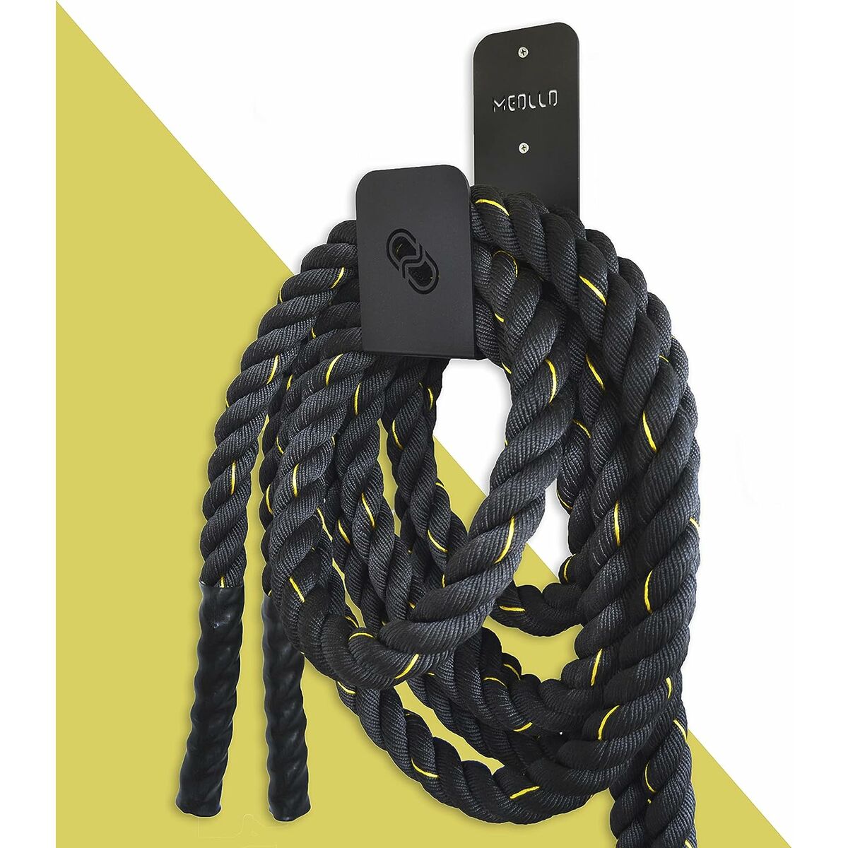 Wall Mount for Training Rope Meollo Black