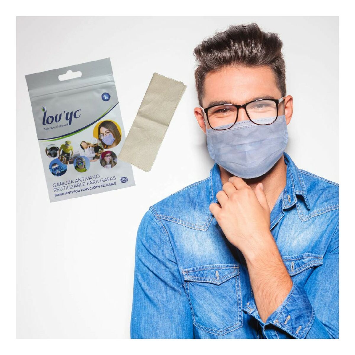 Anti-fog Wipes for Glasses (1 uds)