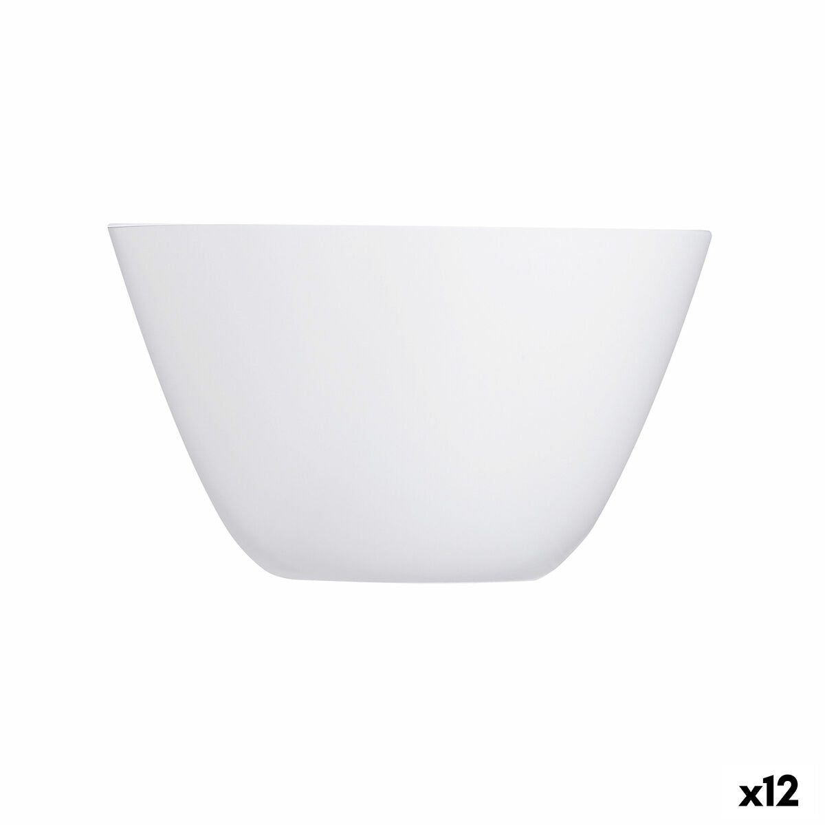 Bowl Arcopal Zelie White Glass (12 cm) (12 Units)