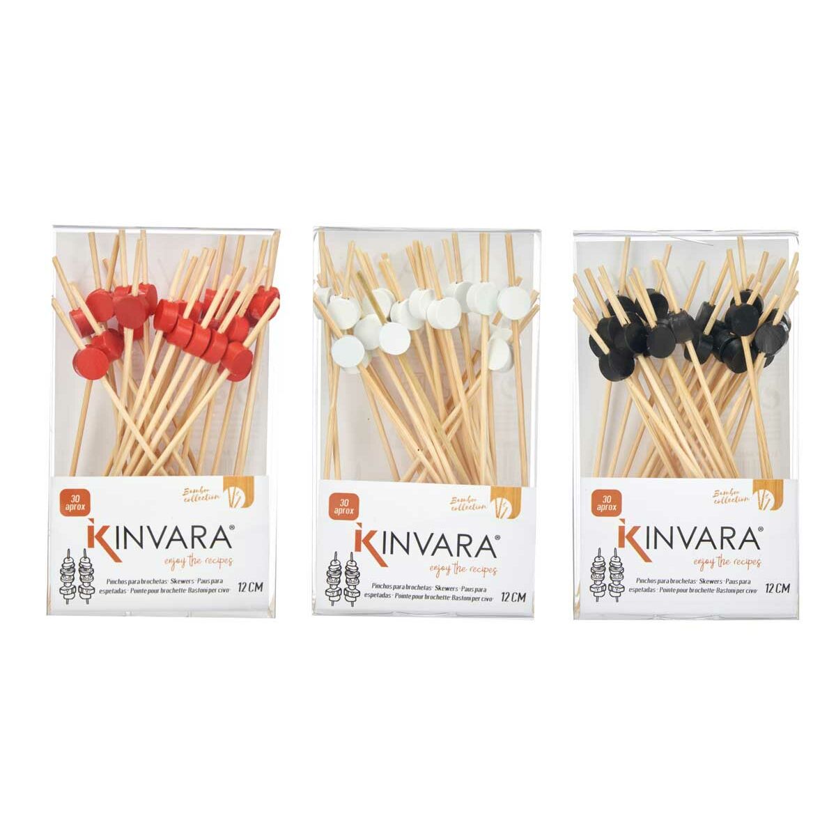 Bamboo toothpicks Set 7 x 3 x 12 cm 12 x 0,5 x 1 cm Bamboo (48 Units)