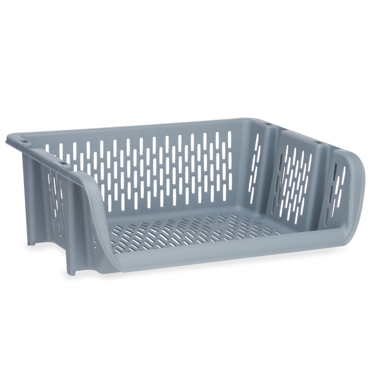 Vegetable basket Grey polypropylene (30 x 13,5 x 38,7 cm) (24 Units)