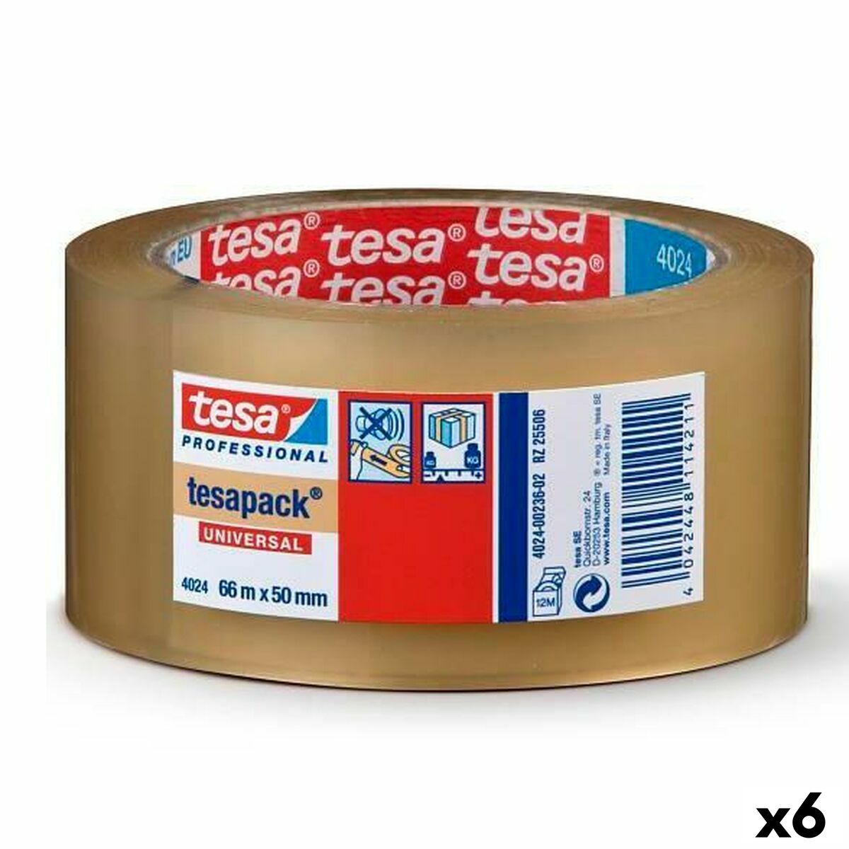 Adhesive Tape TESA TESAPACK Packaging 6 Units