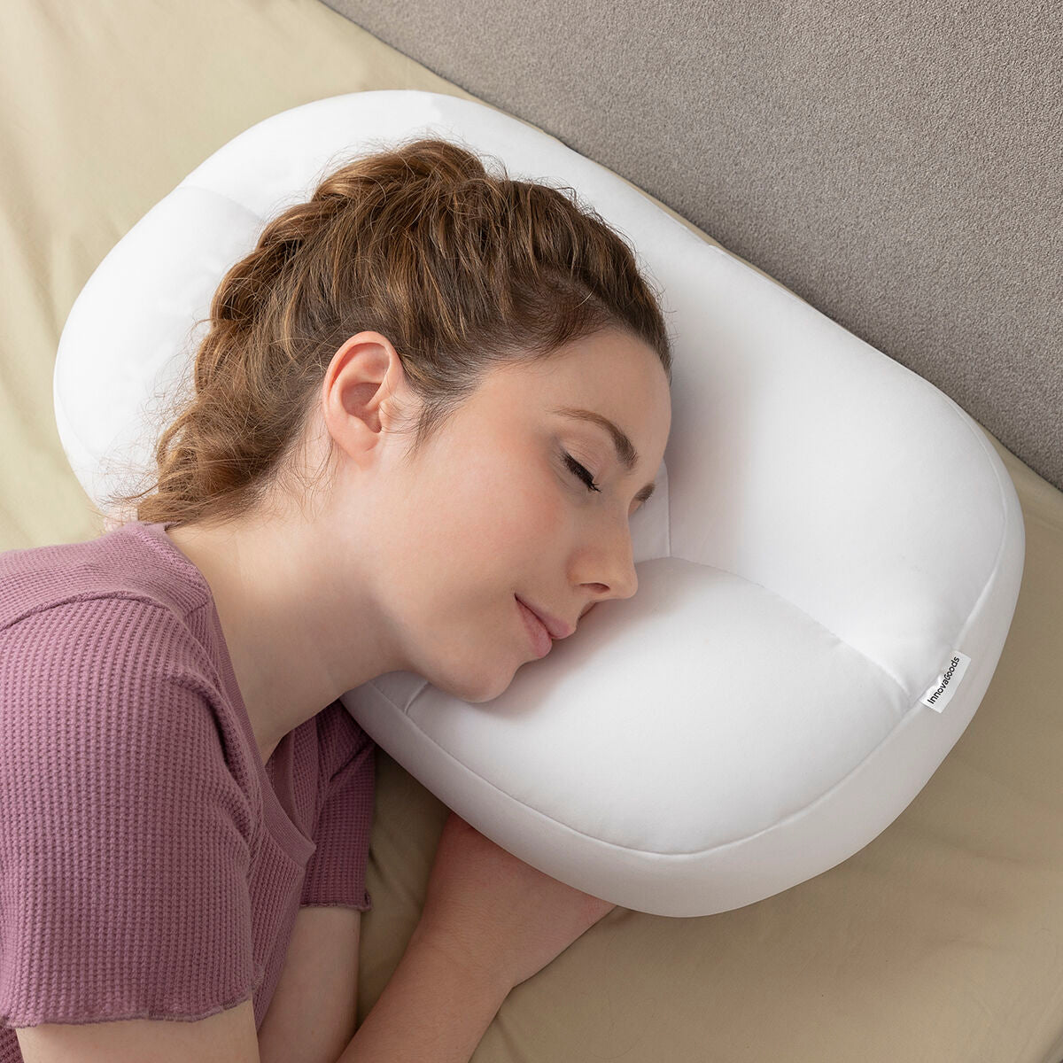 Almohada Nube 3D Antiarrugas - Wrileep®