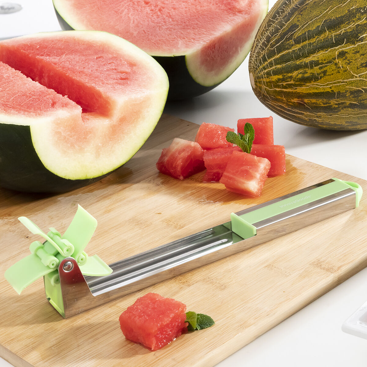 Watermelon Cube Cutter Cutmil InnovaGoods V0103449 Stainless steel (Refurbished A)