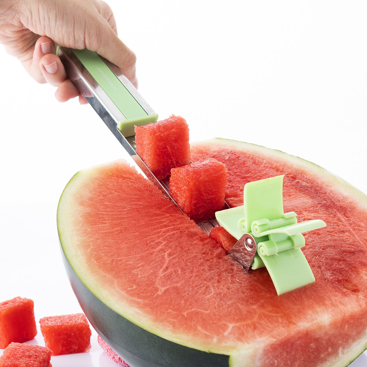 Watermelon Cube Cutter Cutmil InnovaGoods V0103449 Stainless steel (Refurbished A)