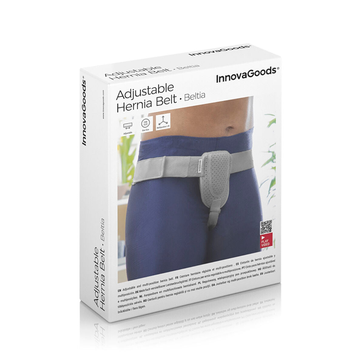 Adjustable Inguinal Hernia Belt Beltia InnovaGoods (Refurbished B)